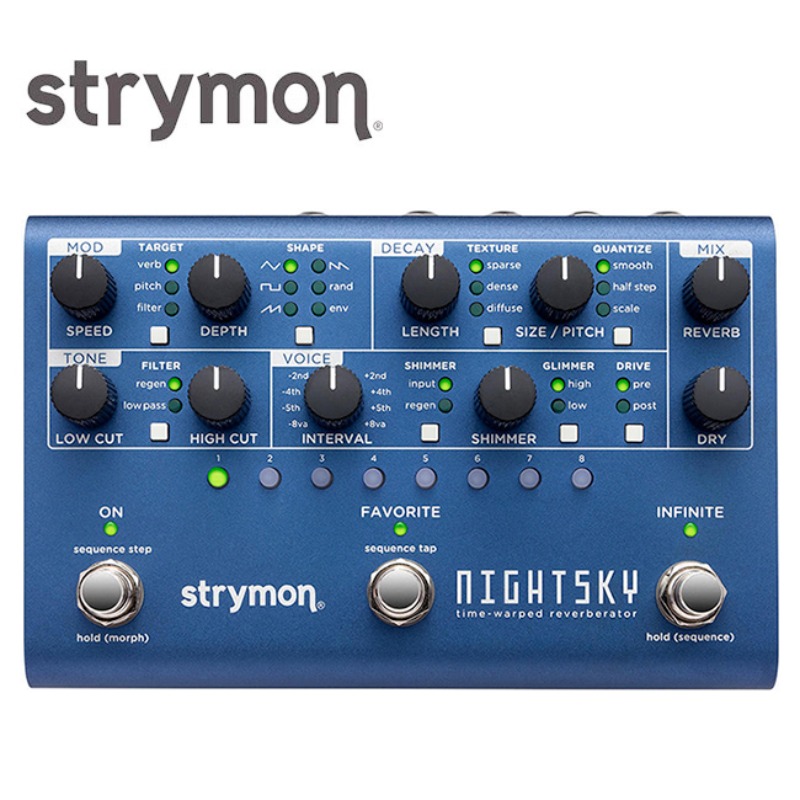 Strymon Night Sky 스트라이몬 나이트 스카이 리버브 모듈레이션