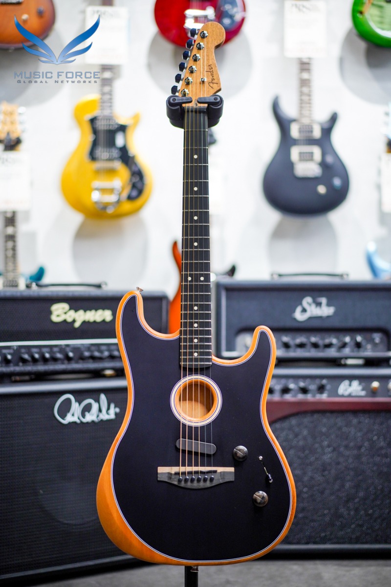 Fender USA Acoustasonic Stratocaster-Black w/Ebony FB (신품) 펜더 아메리칸 어쿠스타소닉 스트라토캐스터