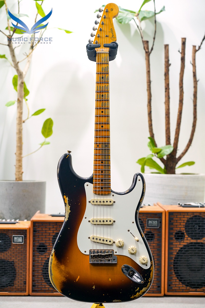 [2024 새봄맞이세일! (~4/30까지)] Fender Custom Shop Limited Edition 1956 Strat Heavy Relic-Wide Fade 2 Tone Sunburst (2021년산/신품) - CZ555858