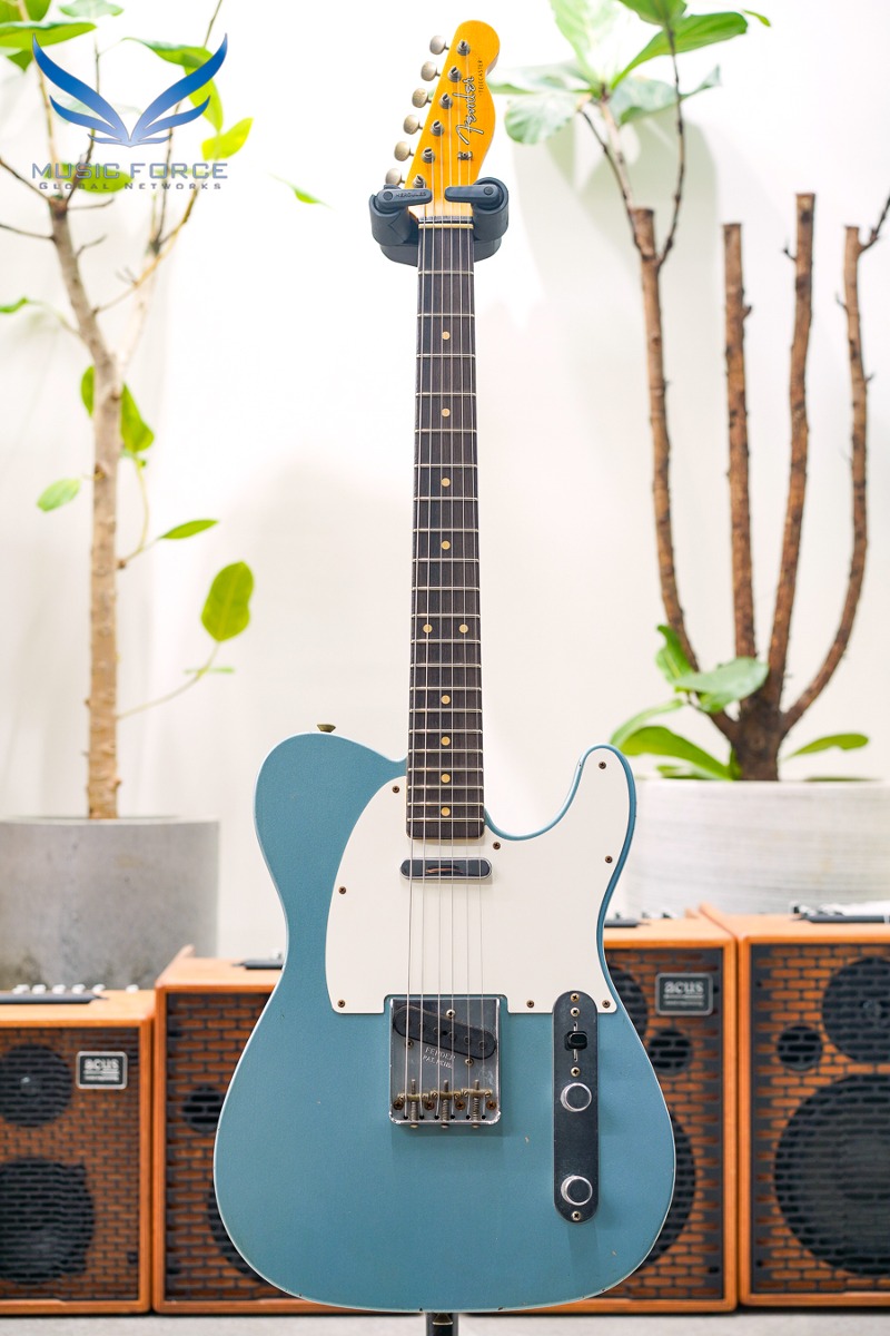 [2024 새봄맞이세일! (~4/30까지)] Fender Custom Shop Limited Edition 1960 Tele Journeyman Relic-Aged Ice Blue Metallic w/AA Flame Maple Neck (2021년산/신품) - CZ551593