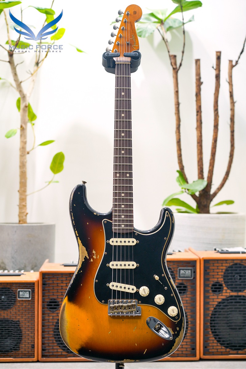[2024 새봄맞이세일! (~4/30까지)] Fender Custom Shop Limited Edition 1960 Dual Mag II Strat Heavy Relic-Super Faded Aged 3 Tone Sunburst (2022년산/신품) - CZ561841