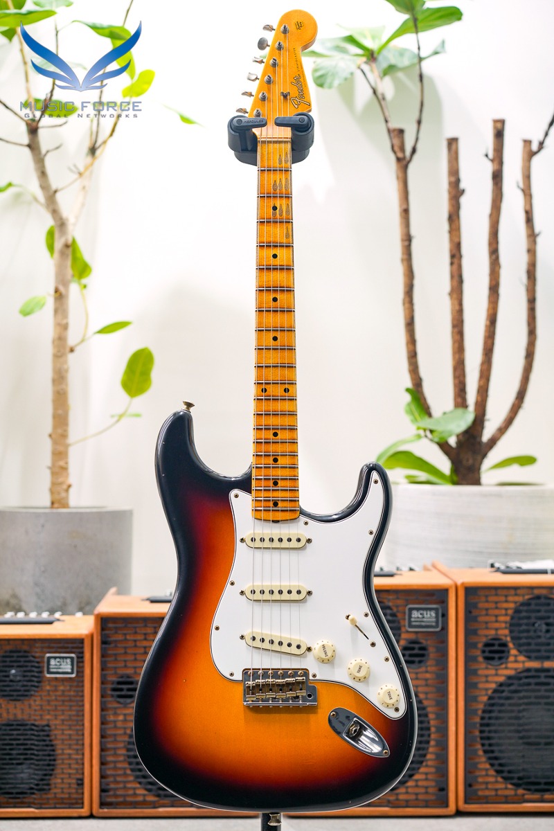 [2024 새봄맞이세일! (~4/30까지)] Fender Custom Shop Postmodern Strat Journeyman Relic-Bleached 3 Tone Sunburst (2021년산/신품) - XN12812