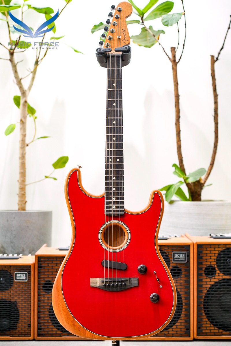 [구연식 특가세일!] Fender USA Acoustasonic Stratocaster-Dakota Red w/Ebony FB (신품) 펜더 아메리칸 어쿠스타소닉 스트라토캐스터 - 207583A