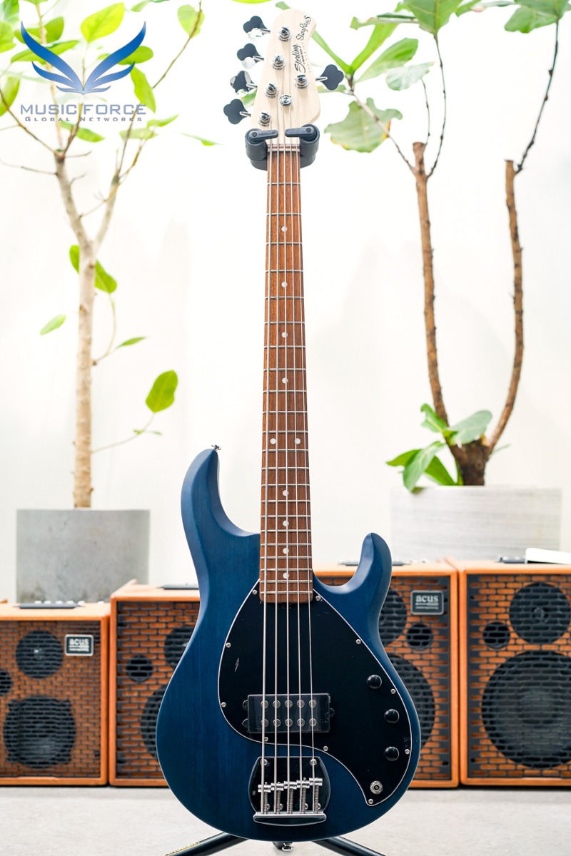 Sterling by Musicman SUB Ray5-Trans Blue Satin w/Rosewood FB (신품) - M117071
