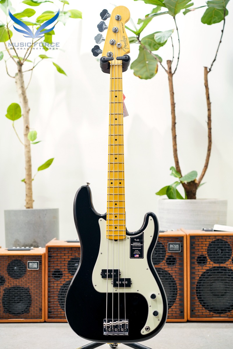 Fender USA American Professional II Precision Bass-Black w/Maple FB (신품) 펜더 아메리칸 프로페셔널 II 프레시전 베이스 - US23113701
