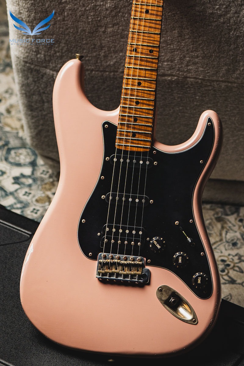 Xotic USA California Classic XSC-2 SSH Medium Aging-Shell Pink(Optional Color) w/Master Grade Roasted Flame Maple Neck (2022년산/Made in USA/신품) - 2540
