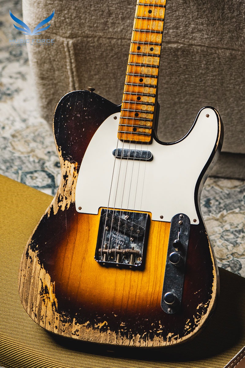 [2024 새봄맞이세일! (~5/31까지)] Fender Custom Shop Limited Edition 1950 Double Esquire Super Heavy Relic-Wide Fade 2 Tone Sunburst (2021년산/신품) - R116825