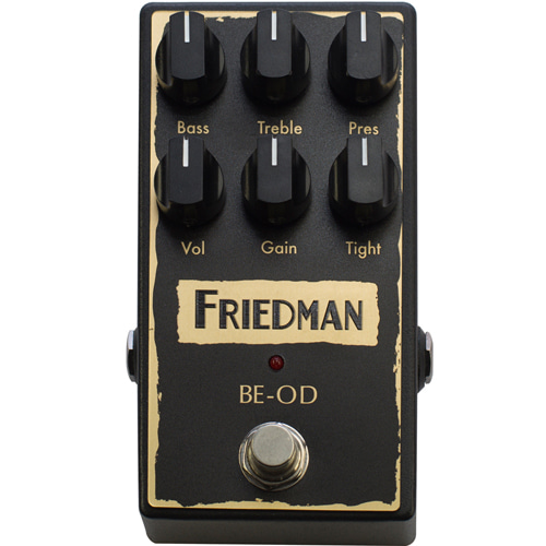 [특별세일] Friedman BE-OD (Overdrive/Distortion) Pedal (정식수입품)