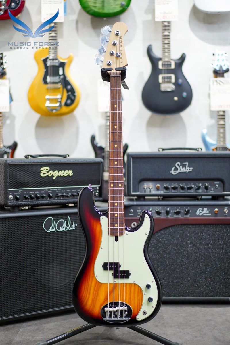[2022 Summer Sale(~8/31까지)] Lakland Skyline 44-64 Standard Vintage P Bass-3 Tone Sunburst w/Indian Laurel FB (신품) - 200714186