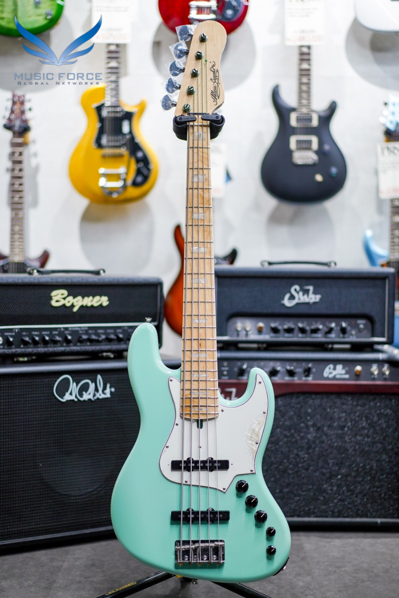 Alleva Coppolo LM5 Deluxe(Ash Body)-Surf Green w/Maple FB, Block Inlay &amp; Binding (2021년산/신품)