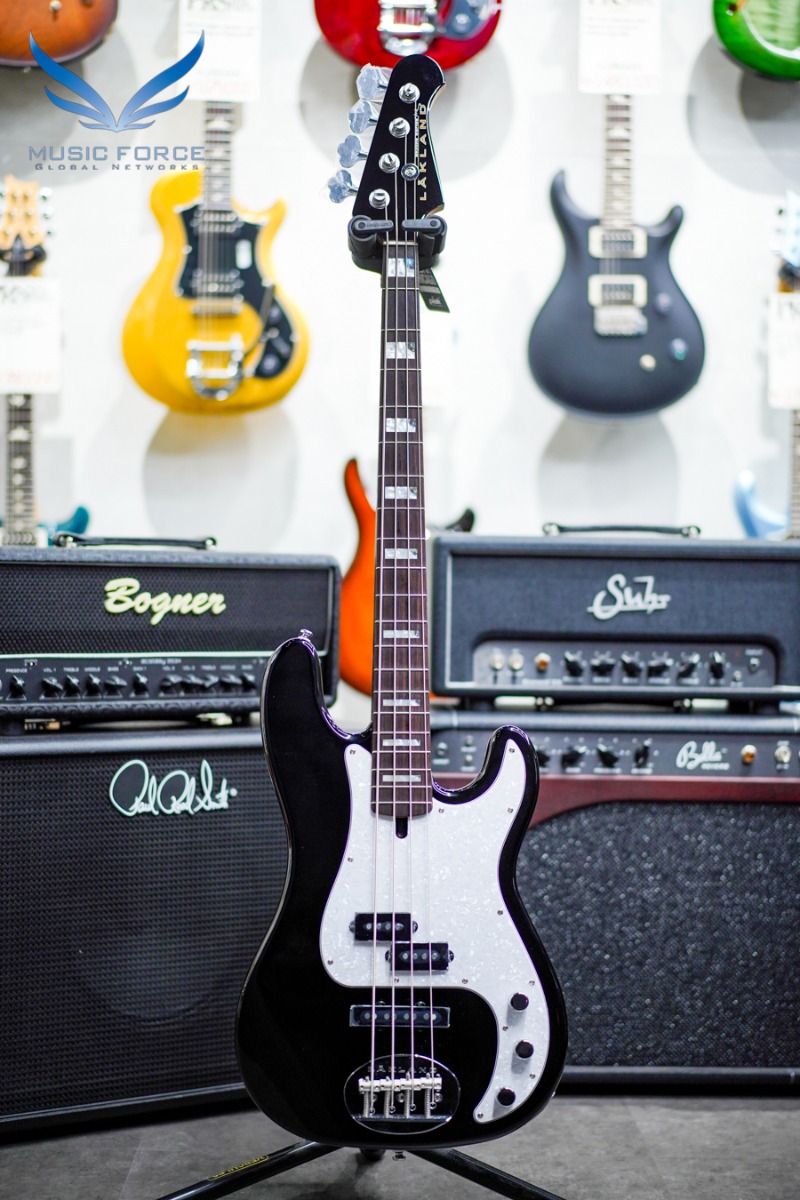 Lakland Skyline 44-64 Custom PJ Bass-Black w/Pearloid PG &amp; Rosewood FB (2021년산/신품) #210419334