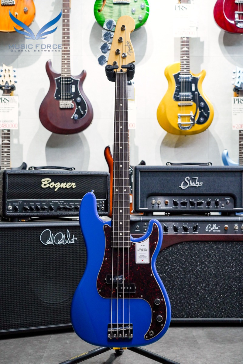 Fender Japan Hybrid II Precision Bass-Forest Blue w/Rosewood FB (신품) - JD22004025