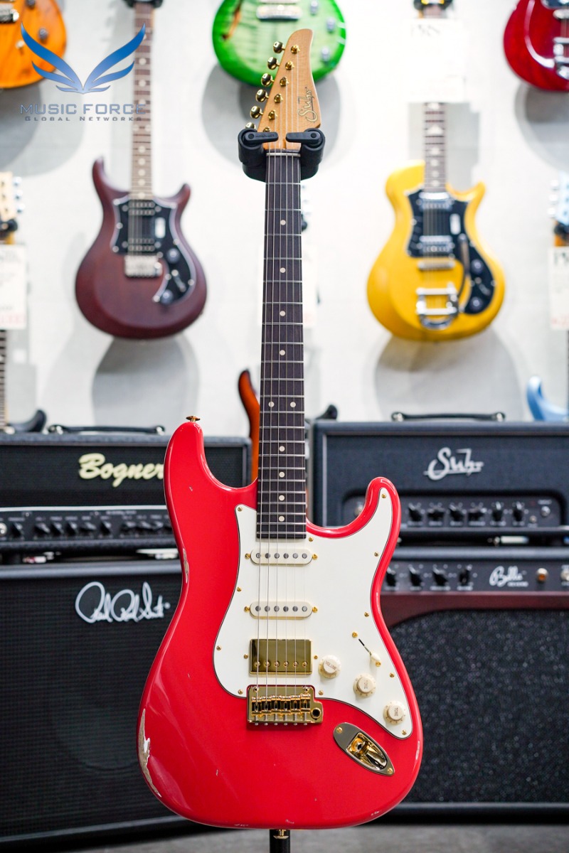 Suhr Classic S Antique(Custom Model) SSH-Fiesta Red w/Roasted Maple Neck &amp; Gold HW (신품) - 67979