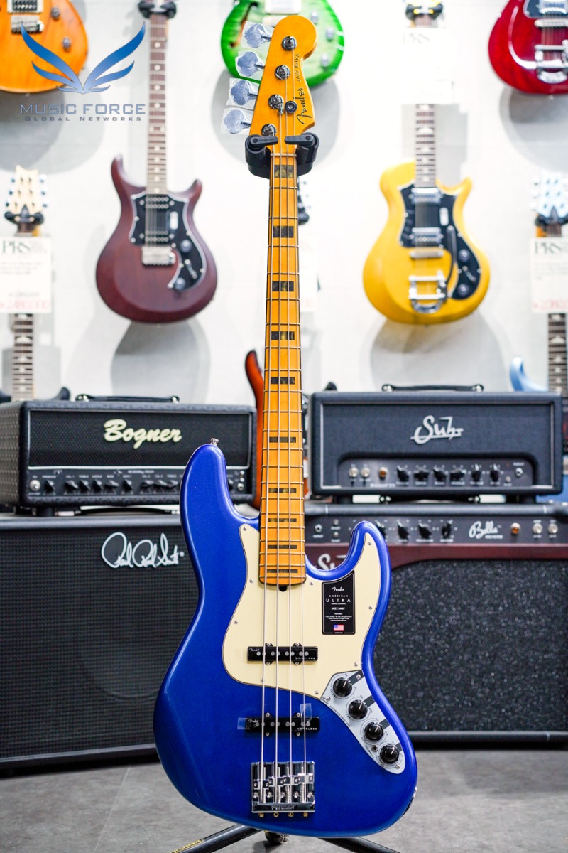 Fender USA American Ultra Jazz Bass-Cobra Blue w/Maple FB (신품) 펜더 아메리칸 울트라 재즈베이스 - US21017784