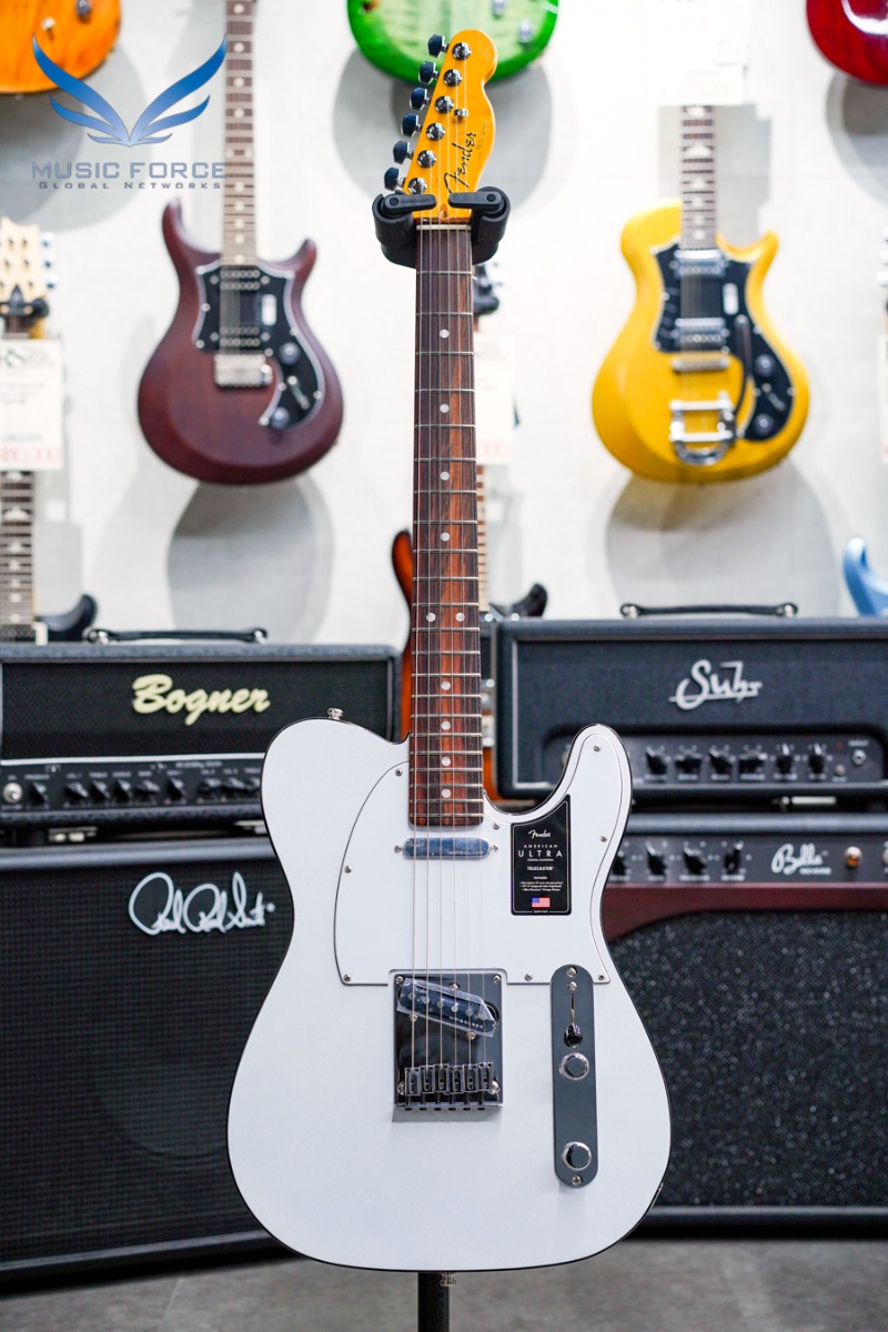 Fender USA American Ultra Tele-Arctic Pearl w/Rosewood FB (신품) 펜더 아메리칸 울트라 텔레캐스터 - US22037574