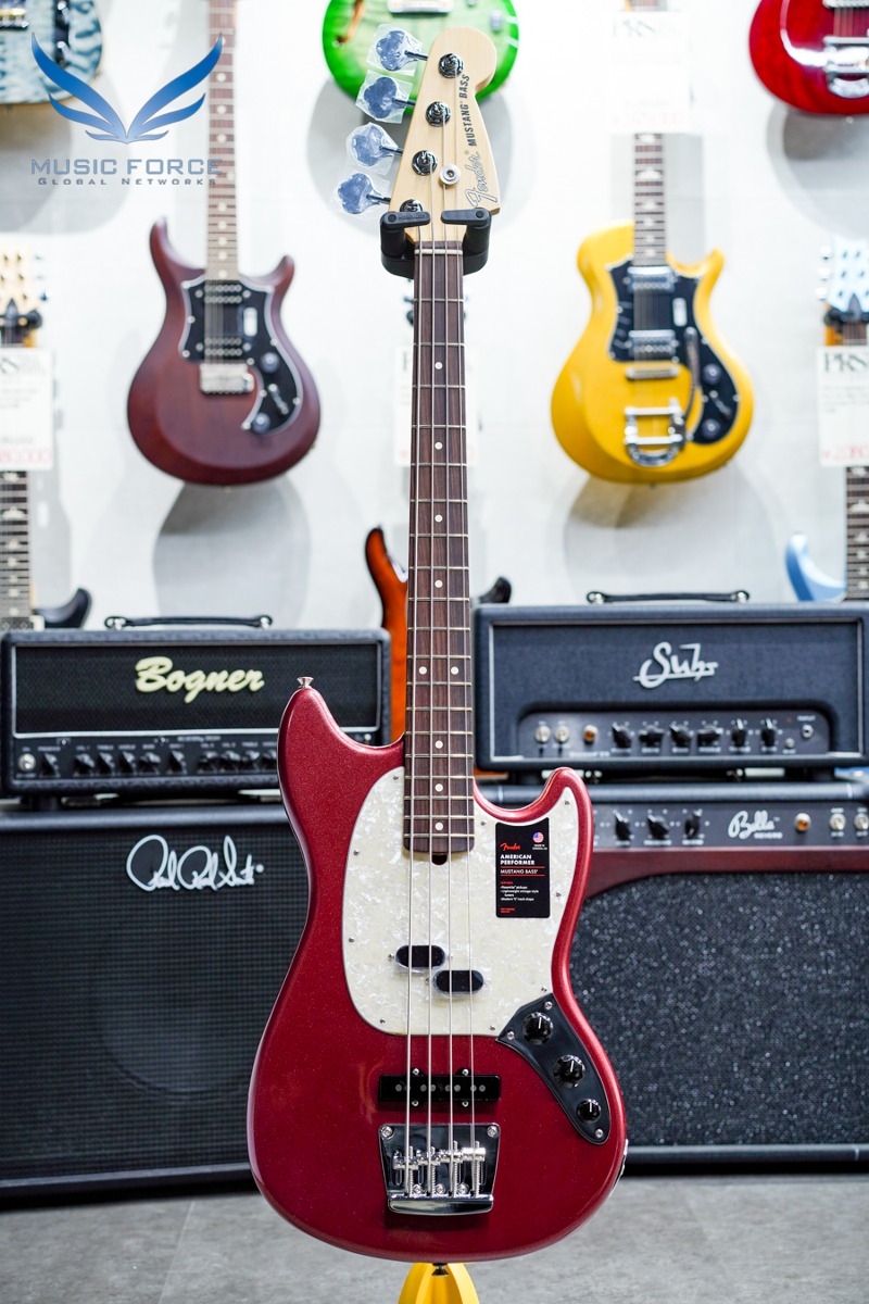 Fender USA American Performer Mustang Bass-Aubergine w/Rosewood FB (신품) 펜더 아메리칸 퍼포머 머스탱 베이스 - US22030808