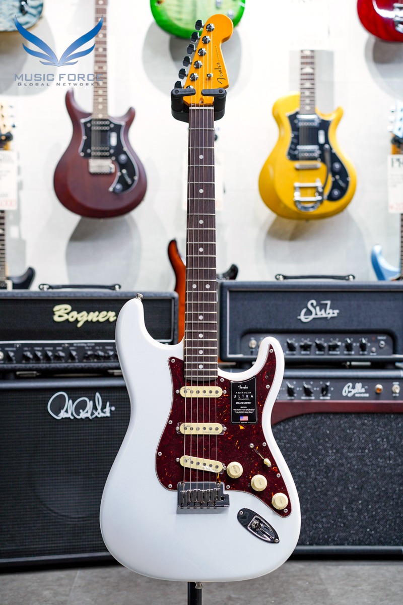 Fender USA American Ultra Stratocaster SSS-Arctic Pearl w/Rosewood FB (신품) 펜더 아메리칸 울트라 스트라토캐스터 - US22038949