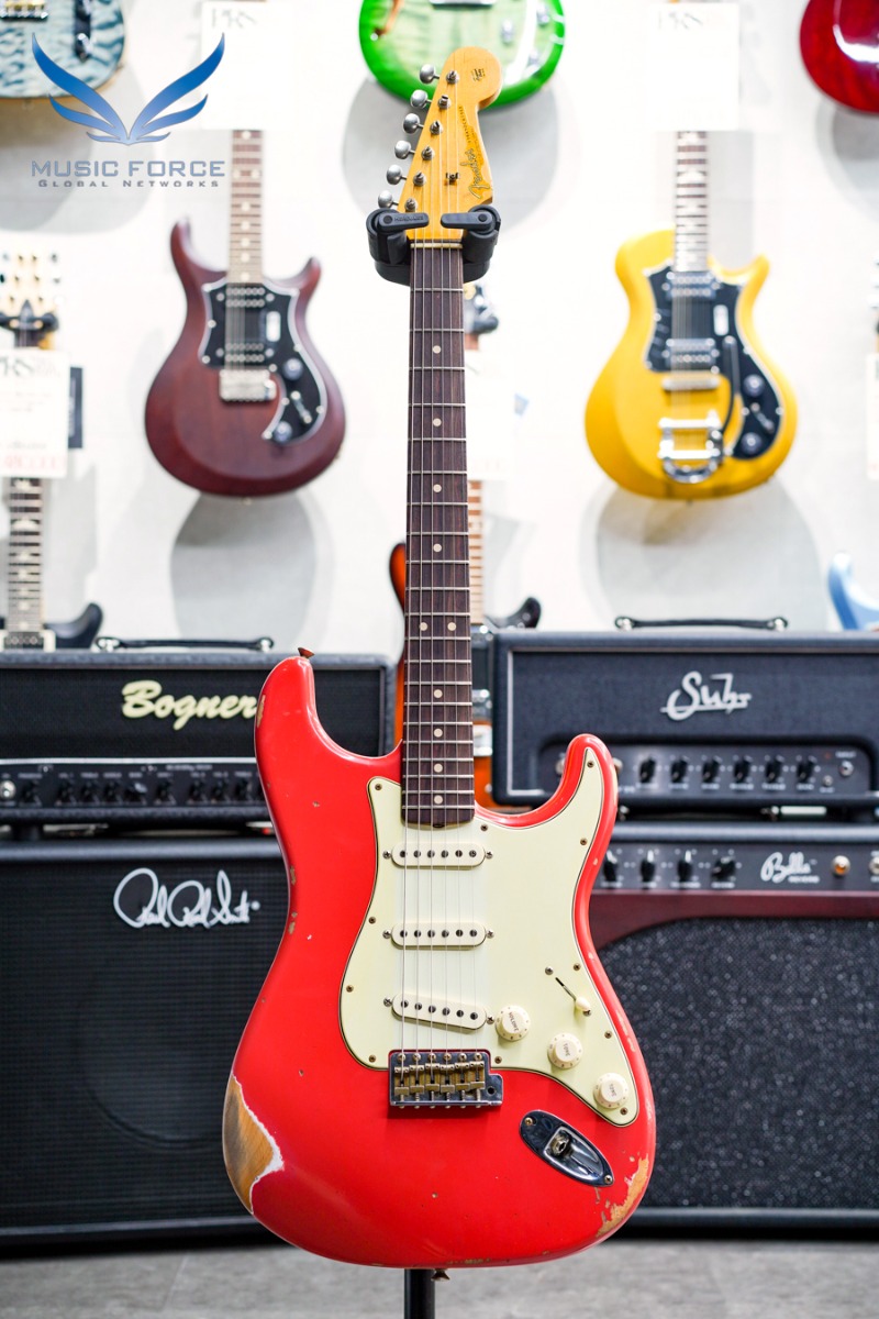 Fender Custom Shop Limited Edition 1963 Strat Heavy Relic-Aged Fiesta Red (신품) - CZ563597