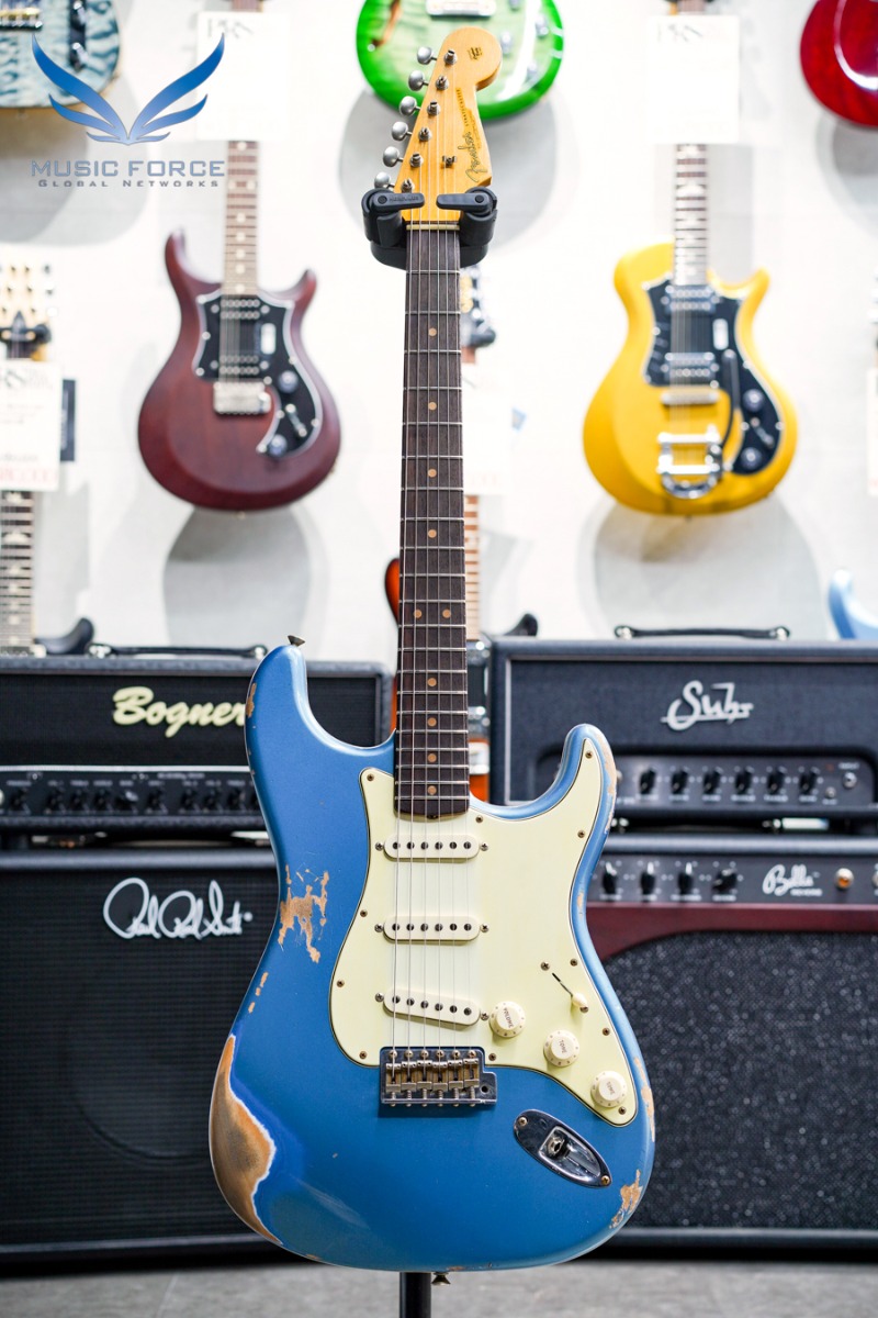 Fender Custom Shop Limited Edition 1963 Strat Heavy Relic-Aged Lake Placid Blue (신품) - CZ563623