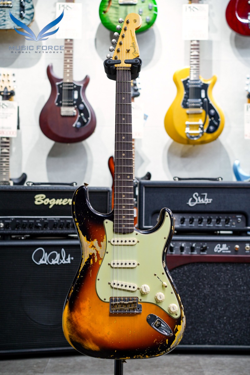 Fender Custom Shop 1960 Strat Heavy Relic-Faded Aged 3 Tone Sunburst (신품) - CZ562813