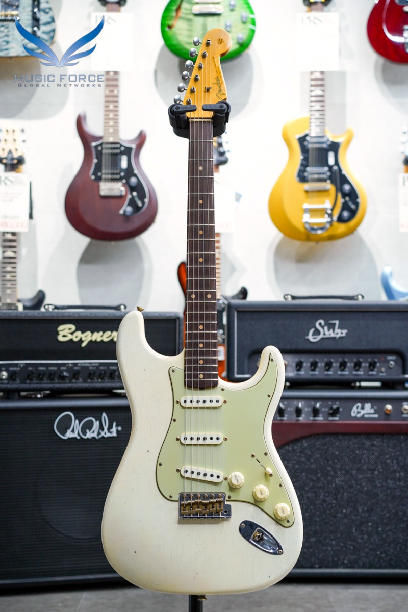Fender Custom Shop Limited Edition 62/63 Stratocaster Journeyman Relic-Aged Olympic White (신품) - CZ563337
