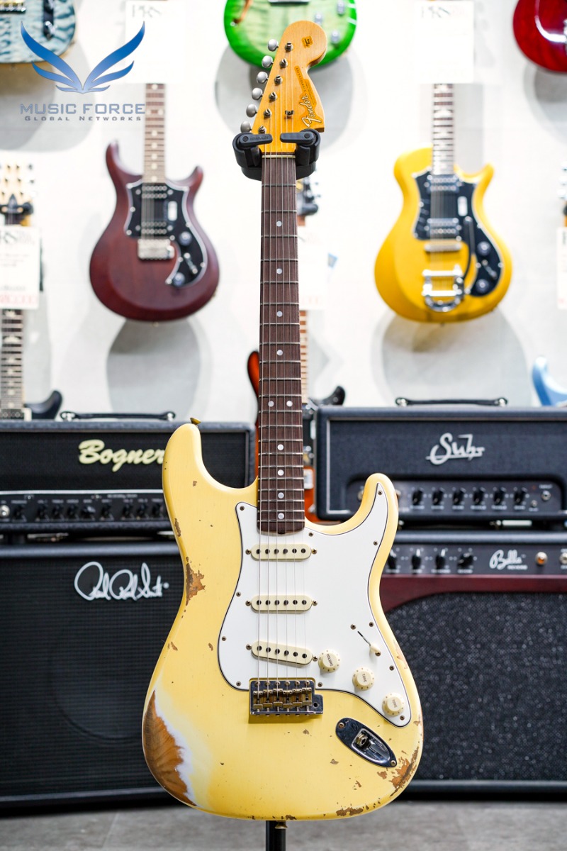 Fender Custom Shop 1967 Strat Heavy Relic-Aged Vintage White (신품) - CZ562805