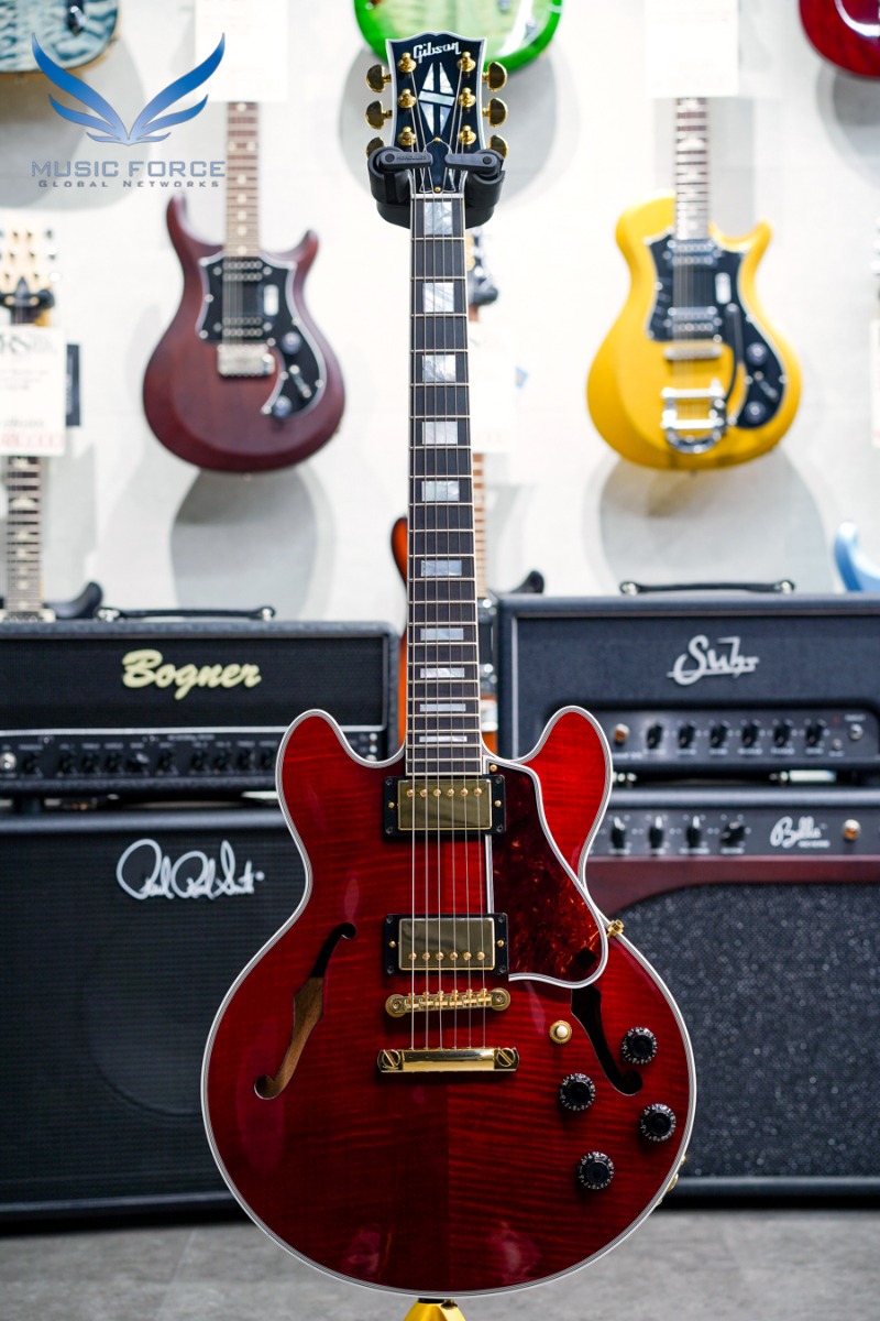 Gibson Custom(Nashville) CS-356 Figured Top-Faded Cherry w/Ebony Fingerboard &amp; Gold Hardware(신품) - CS202227
