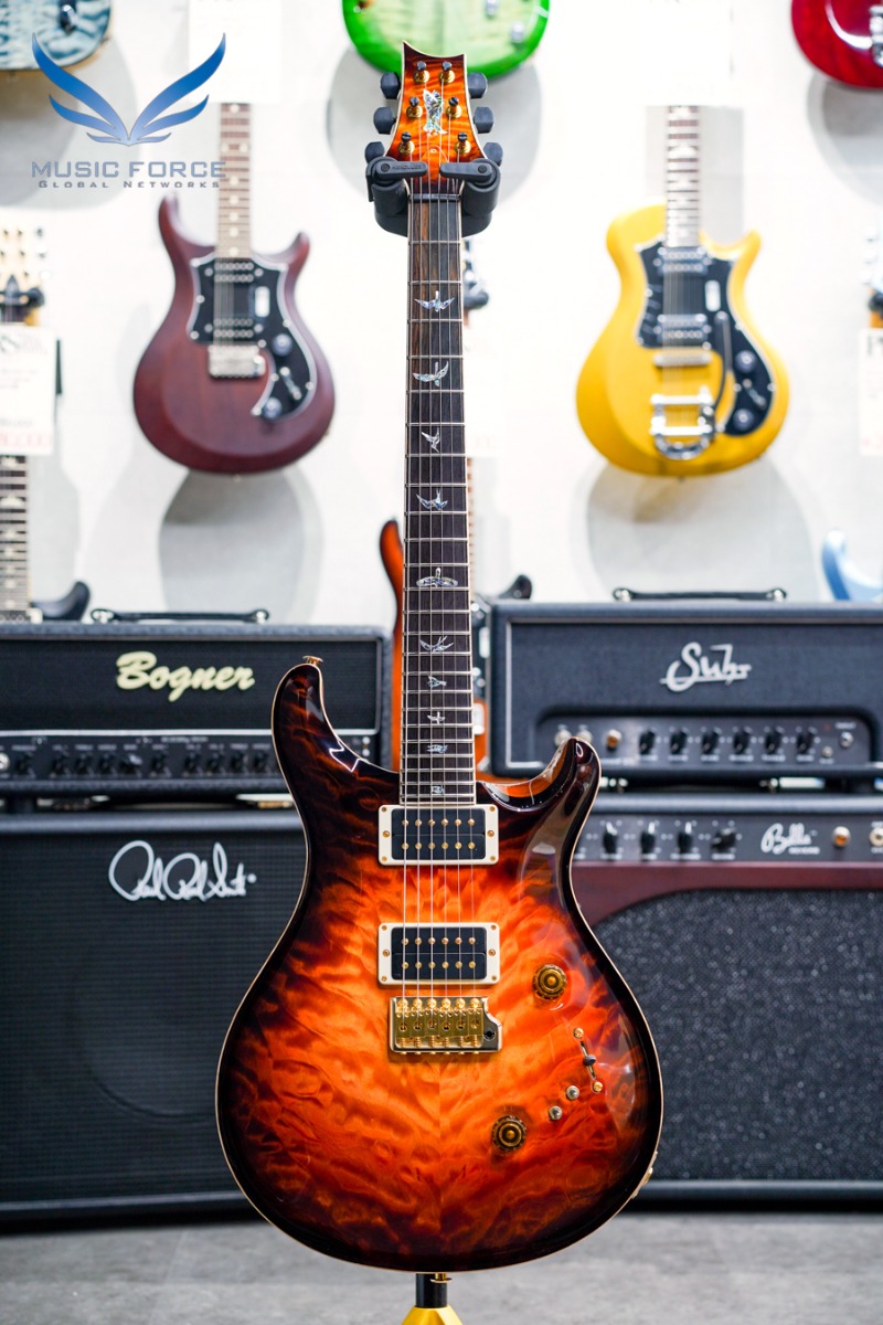 PRS Private Stock Custom 24-08 QMT-Electric Tiger Glow w/Matching Headstock, Figured Mahogany Neck &amp; Brazilian Rosewood FB (2022년산/신품) - 356191