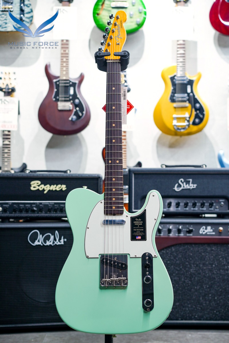 Fender USA American Vintage II 1963 Telecaster-Surf Green w/Rosewood FB (신품) 펜더 아메리칸 빈티지 II 텔레캐스터 - V2207124