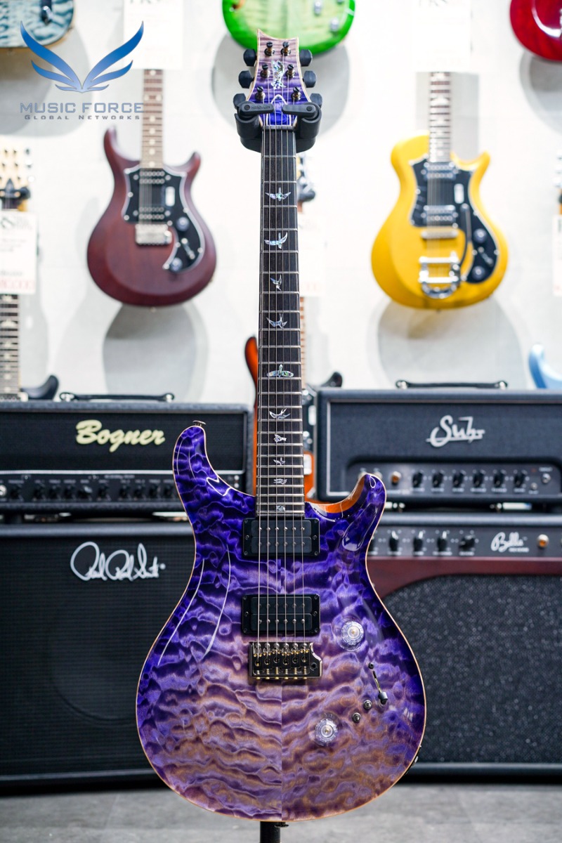 PRS Private Stock Custom 24-08 QMT-Purple Dragon&#039;s Breath w/Matching Headstock, Figured Mahogany Neck &amp; Ebony FB (2022년산/신품) - 355513