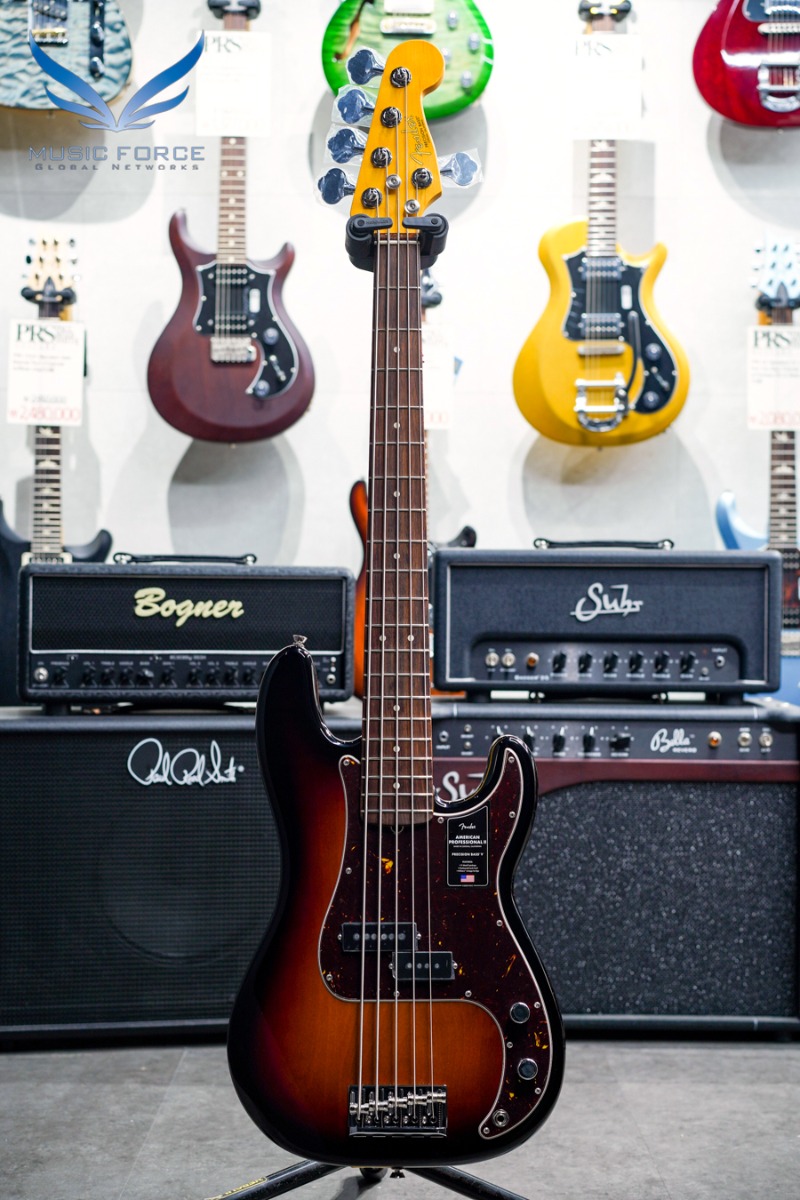 Fender USA American Professional II Precision Bass V-3TSB w/Rosewood FB (신품) 펜더 아메리칸 프로페셔널 II 프레시전 베이스 5현 - US22022433