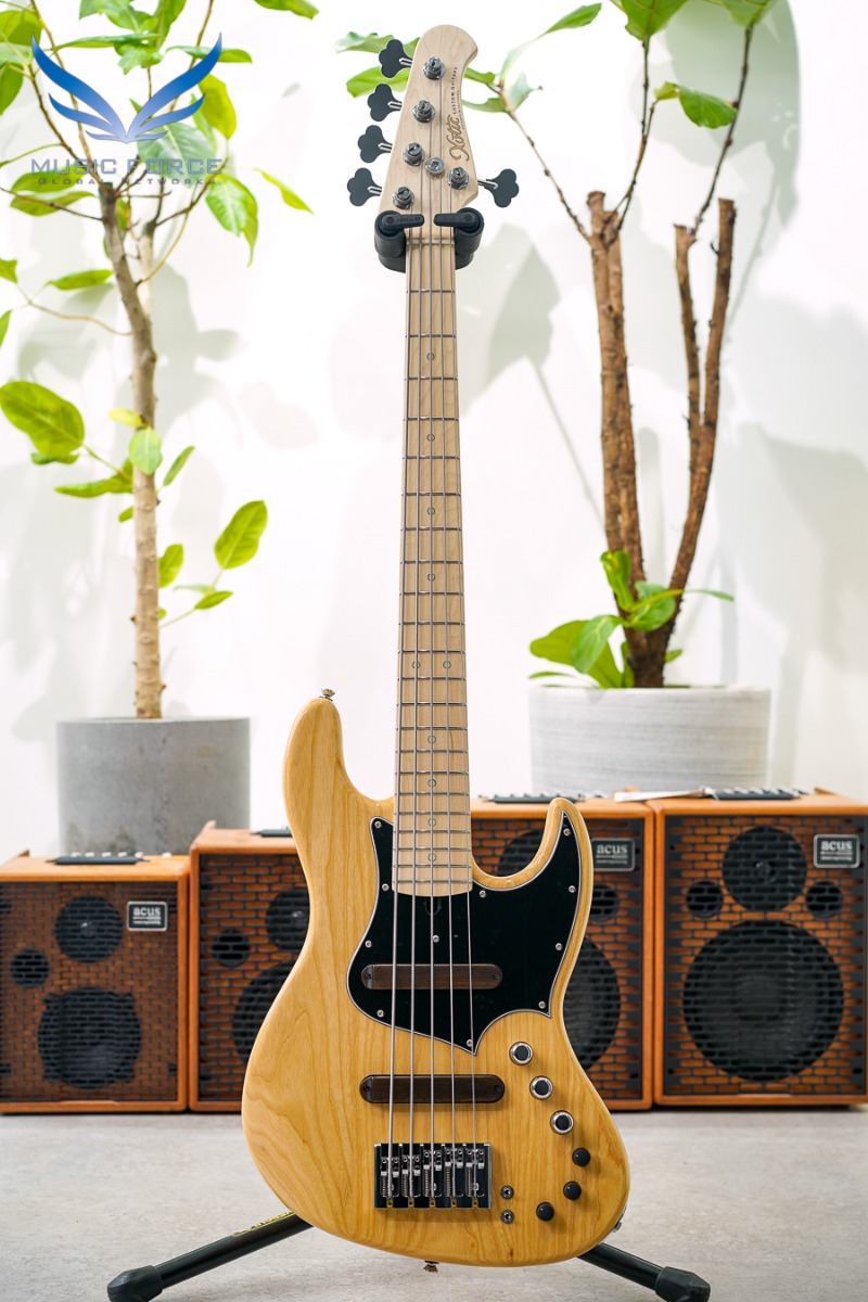 Xotic XJ-1T 5 String-Natural (Ash Body) w/Black Pickguard &amp; Maple FB (Made in Japan/2023년산/신품) - 2766