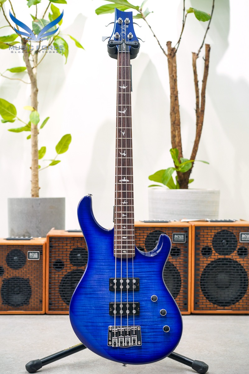 [2024 Summer Sale! (~7/31까지)] PRS SE 2023 Model Kingfisher Bass-Faded Blue Wraparound Burst (신품) - CTIE70857
