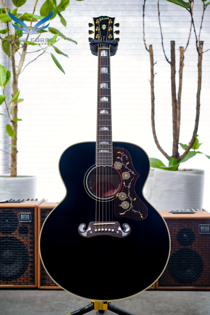 [깁슨 공식 딜러/실재고 보유/전화문의시 할인가능!!] Gibson Montana Elvis SJ-200 Ebony w/L.R. Baggs VTC Pickup System(신품) 깁슨 엘비스 SJ200 - 22442054