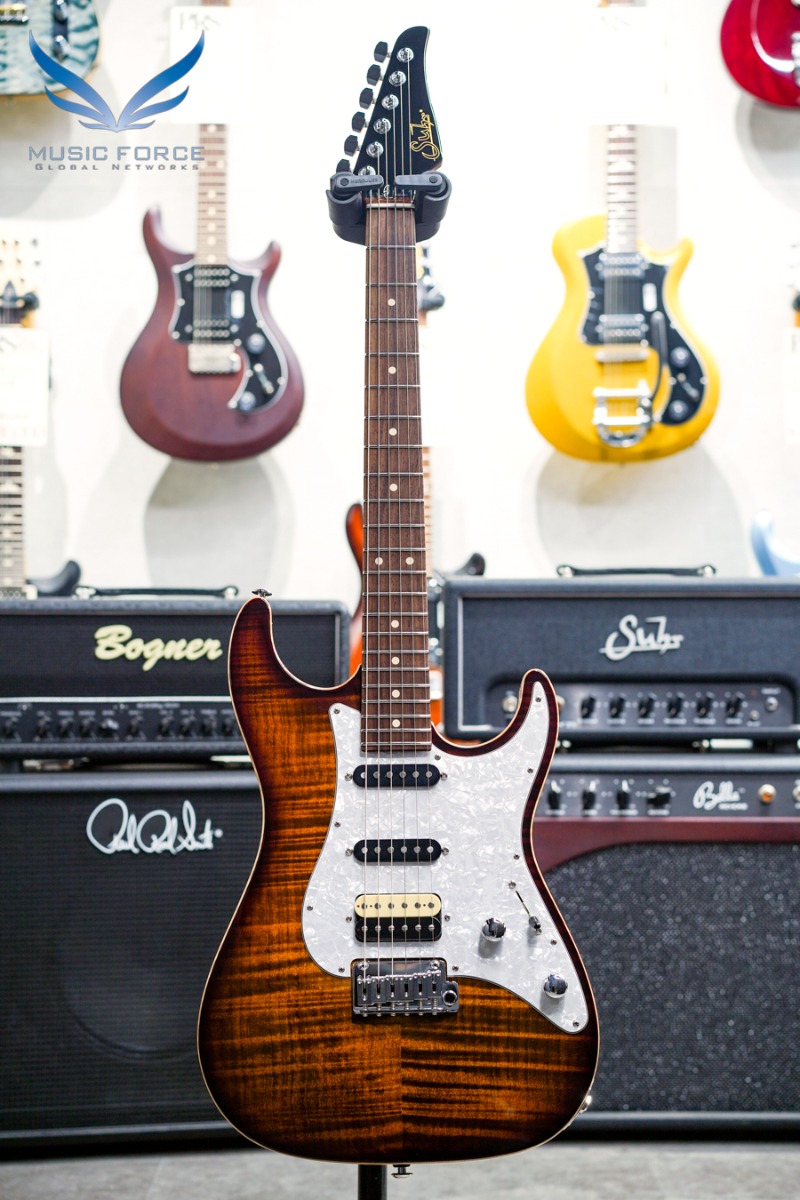 [2023 Spring Sale! (~3/31까지)] Suhr Dealer Select Limited Run Standard SSH FMT-Bengal Burst w/Roasted Maple Neck, White Pearl PG, Black Headstock &amp; SSCII System (신품) - 70687