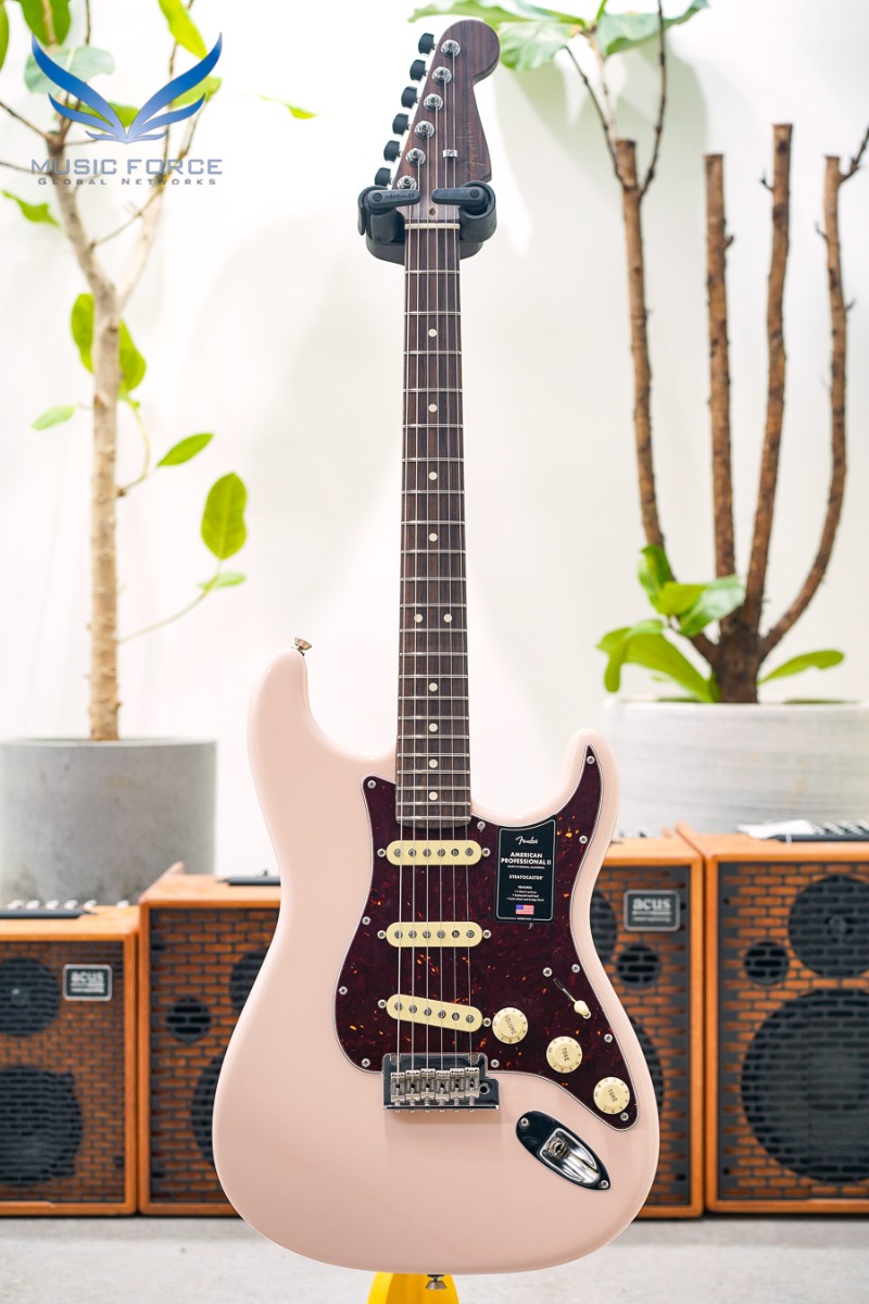 [구연식 특가세일!] Fender USA American Professional II Limited Edition Stratocaster SSS-Shell Pink w/Rosewood Neck &amp; FB (신품) 펜더 아메리칸 프로페셔널 II 스트라토캐스터 - DE210718