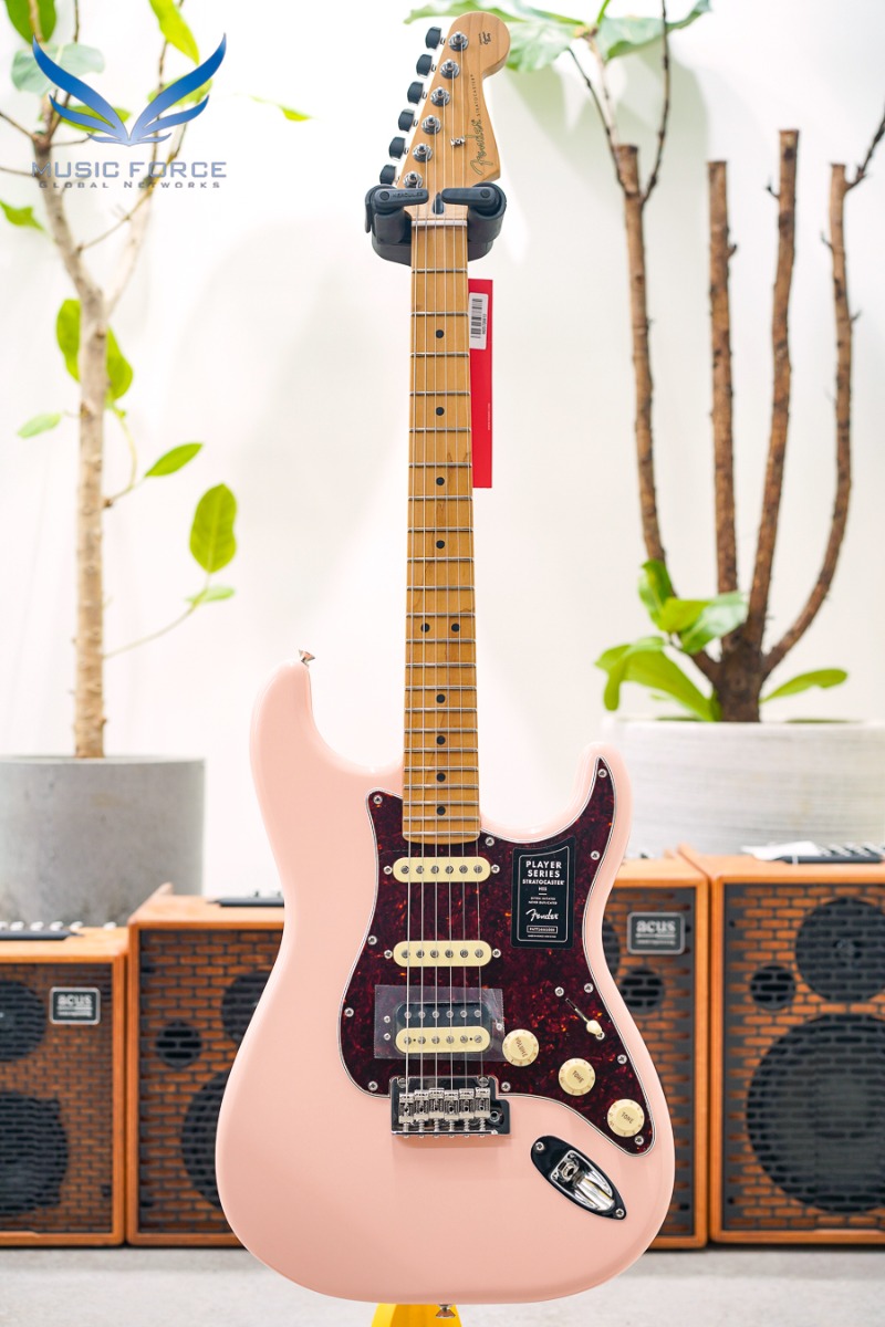 [2024 새봄맞이세일! (~5/31까지)] Fender Mexico Player Series Limited Edition Stratocaster SSH-Shell Pink w/Roasted Maple Neck &amp; FB (신품) 펜더 멕시코 플레이어 스트라토캐스터 - MX22182858
