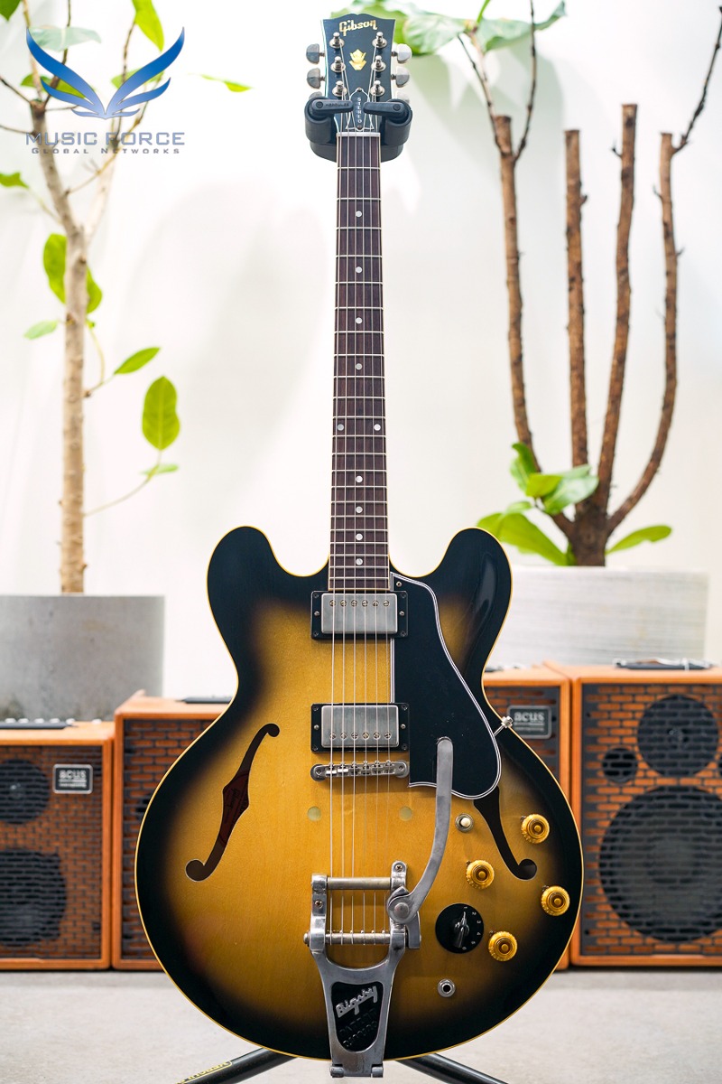 Gibson Custom(Nashville) 1959 ES-335 B.B. King &quot;Live at the Regal&quot; &#039;Tom Murphy Lab&#039; Aged-Argentine Grey Sunburst Finish w/1950s Reissue Bigsby B7 Vibrato(전세계100대한정/신품) - BBREGAL89