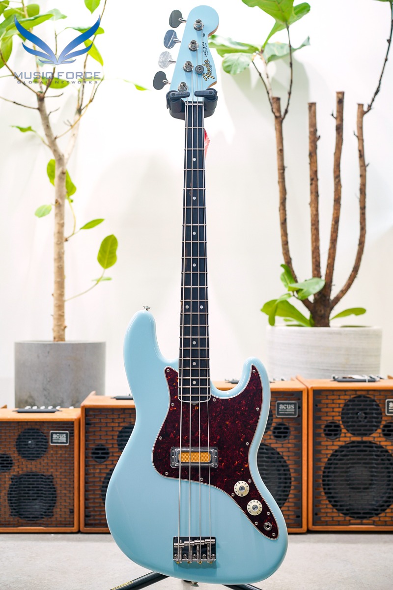 Fender Mexico Gold Foil Collection Jazz Bass-Sonic Blue w/Ebony FB (신품) - MX23000538