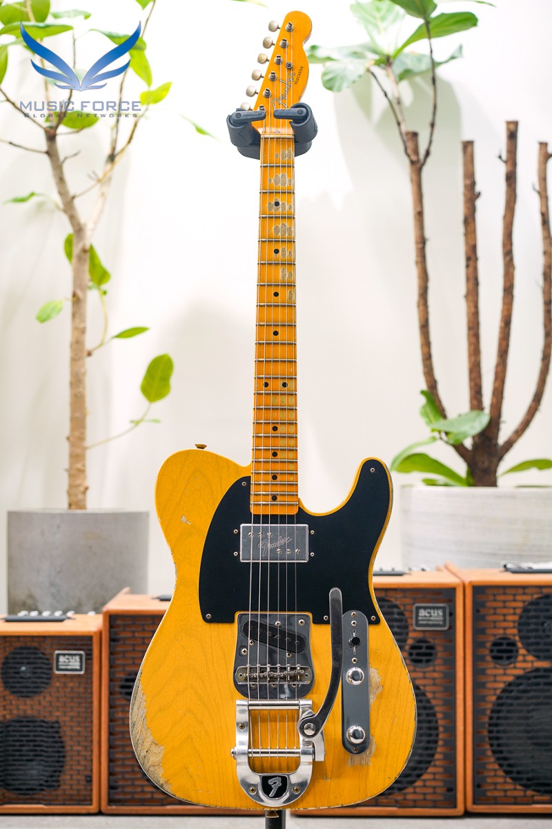 [2024 Summer Sale! (~7/31까지)] Fender Custom Shop Limited Edition Cunife Blackguard Telecaster Heavy Relic-Aged Butterscotch Blonde (신품) - CZ561766