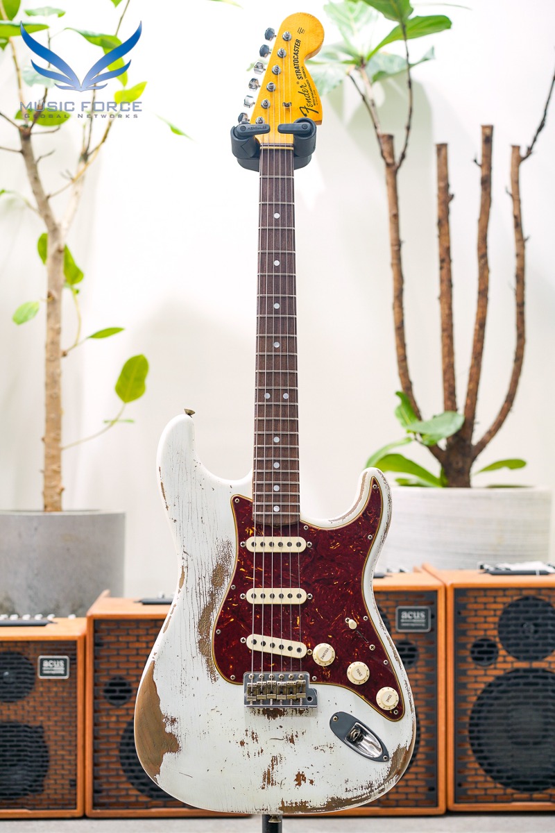 [2024 새봄맞이세일! (~4/30까지)] Fender MBS(Masterbuilt) 1969 Strat Relic-Olympic White w/Roasted Alder Body &amp; Josefina Handwound Pickups by Greg Fessler (신품) - R123446