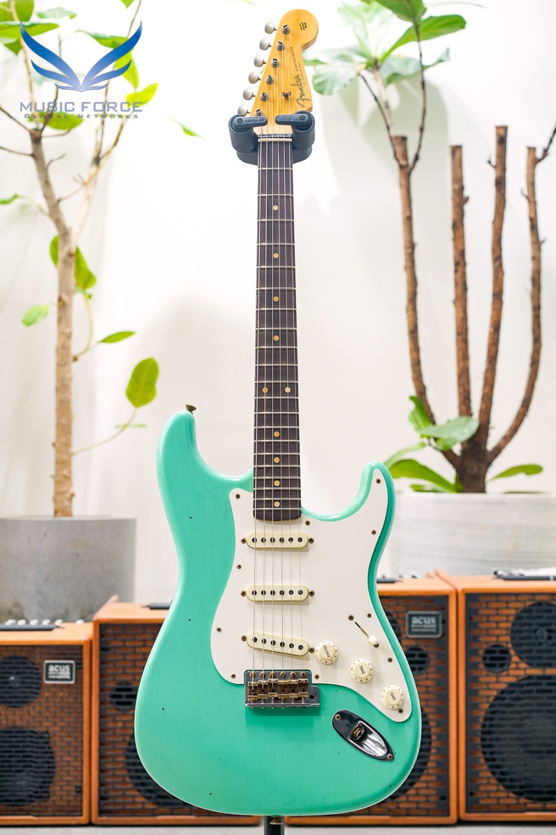 [2024 Summer Sale! (~7/31까지)] Fender Custom Shop Limited Edition 1959 Strat Journeyman Relic-Faded/Aged Seafoam Green (2021년산/신품) - CZ556215