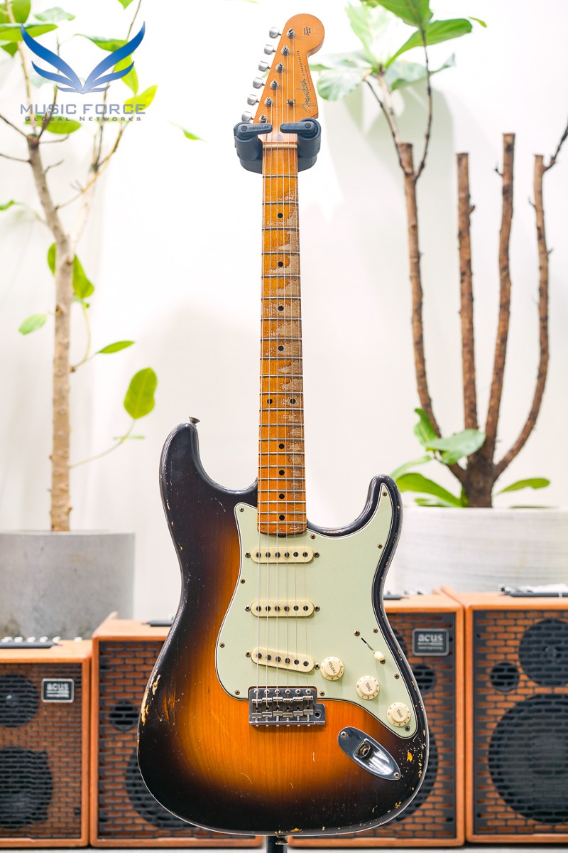 [2024 새봄맞이세일! (~4/30까지)] Fender MBS(Masterbuilt) 1959 Strat Relic-2 Tone Sunburst w/Josefina Handwound Pickups by Paul Waller (신품) - R120472