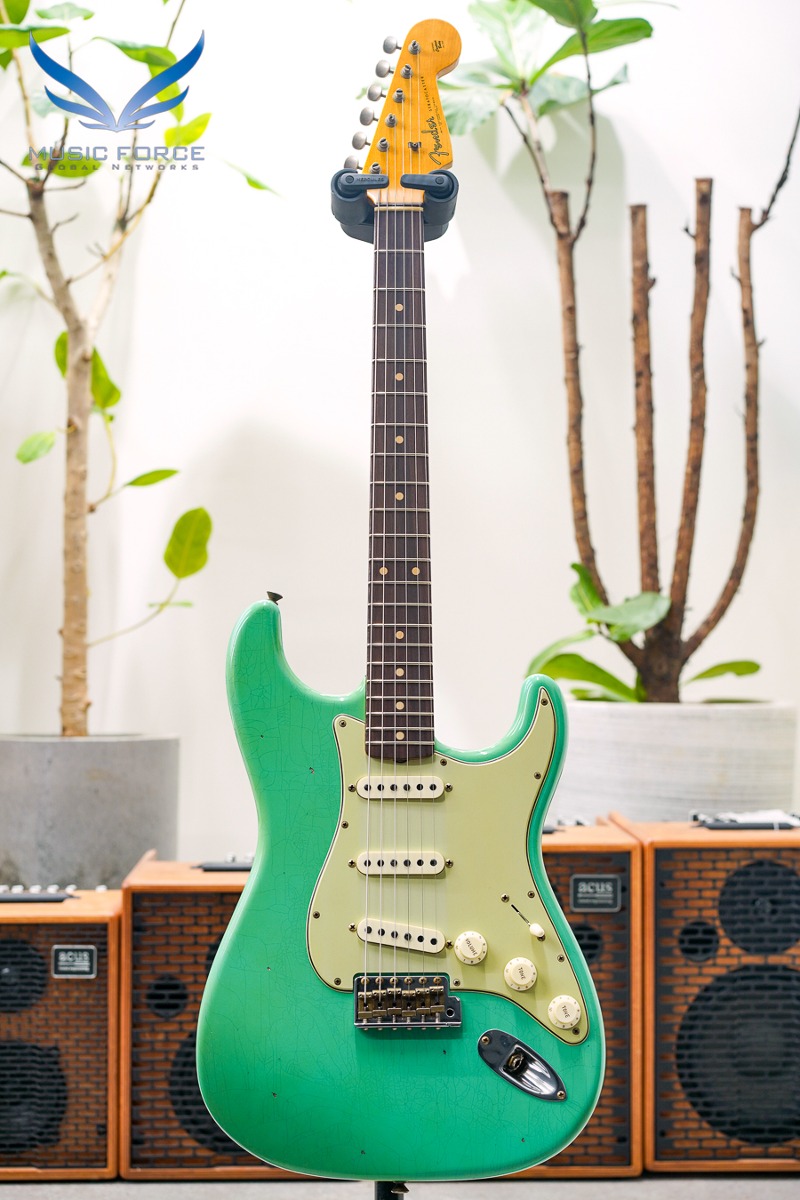 [2024 Summer Sale! (~7/31까지)] Fender Custom Shop Limited Edition 62/63 Stratocaster Journeyman Relic-Aged Seafoam Green (2022년산/신품) - CZ562162