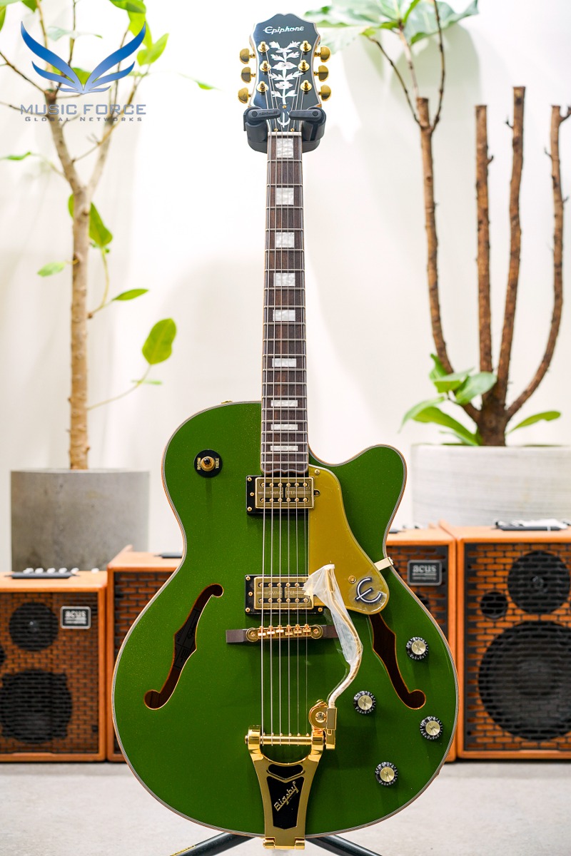 [2024 Summer Sale! (~7/31까지)] Epiphone Emperor Swingster-Forest Green Metallic (신품) - 22092356009