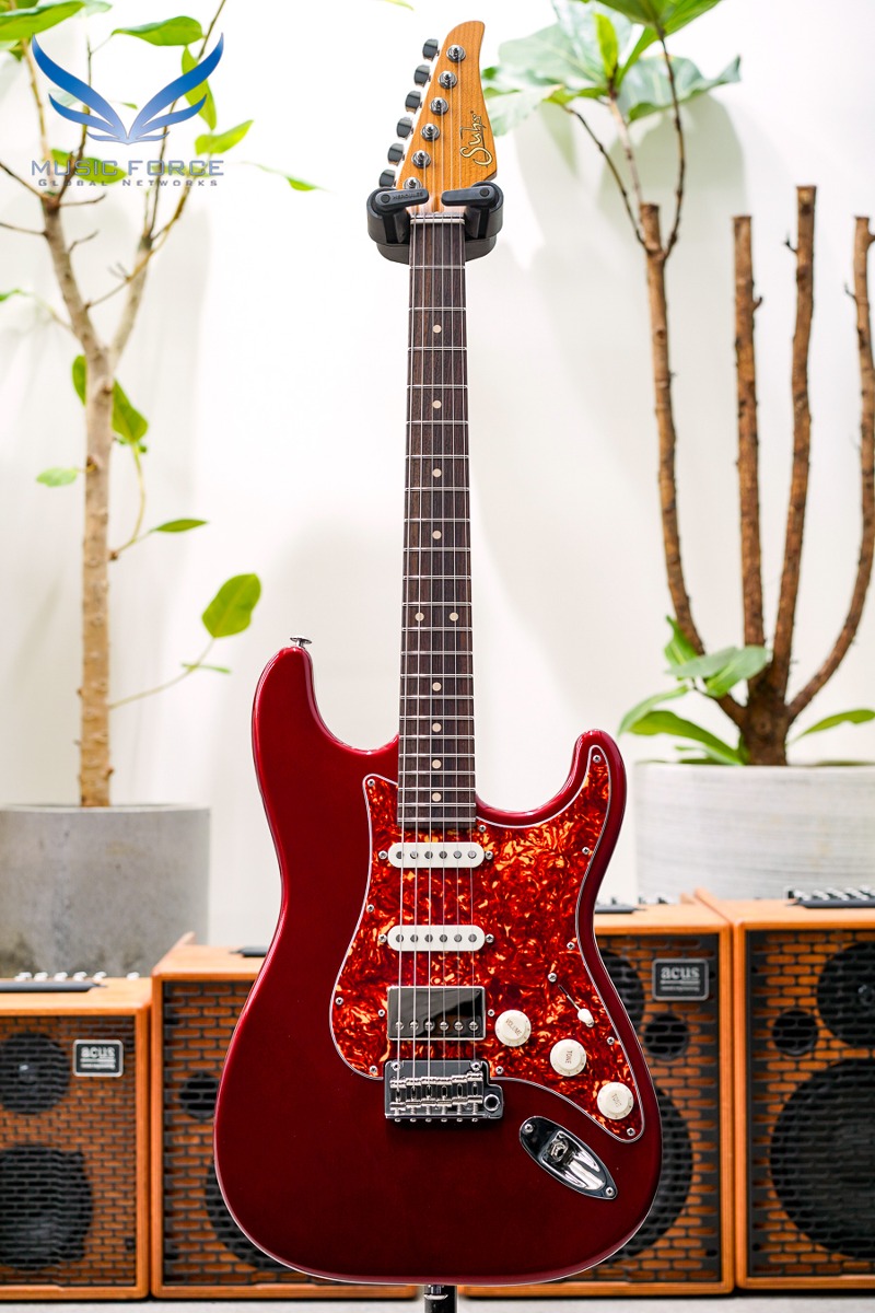 [2024 Summer Sale! (~7/31까지)] Suhr Dealer Select Limited Run Classic S Antique SSH-Candy Apple Red w/Roasted Maple Neck, Tortoise Pickguard &amp; SSCII System (신품) - 70014