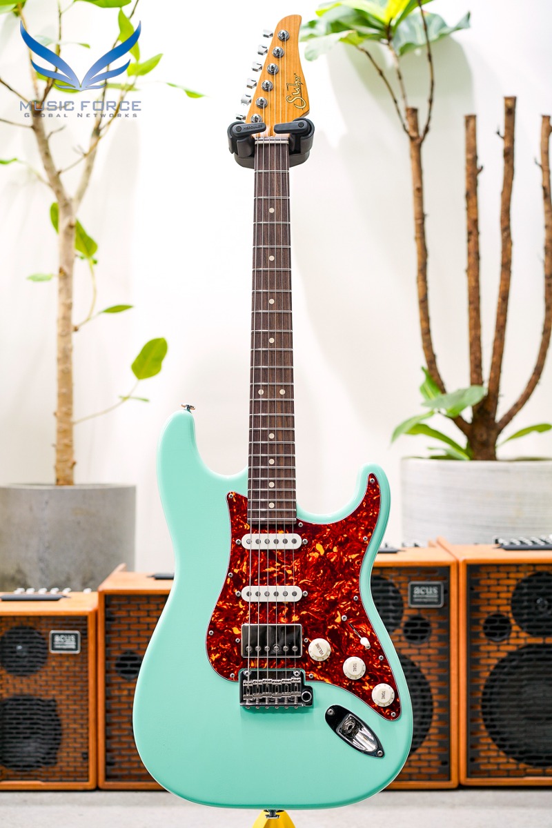 [2024 Summer Sale! (~7/31까지)] Suhr Dealer Select Limited Run Classic S Antique SSH-Surf Green w/Roasted Maple Neck, Tortoise Pickguard &amp; SSCII System (신품) - 69927