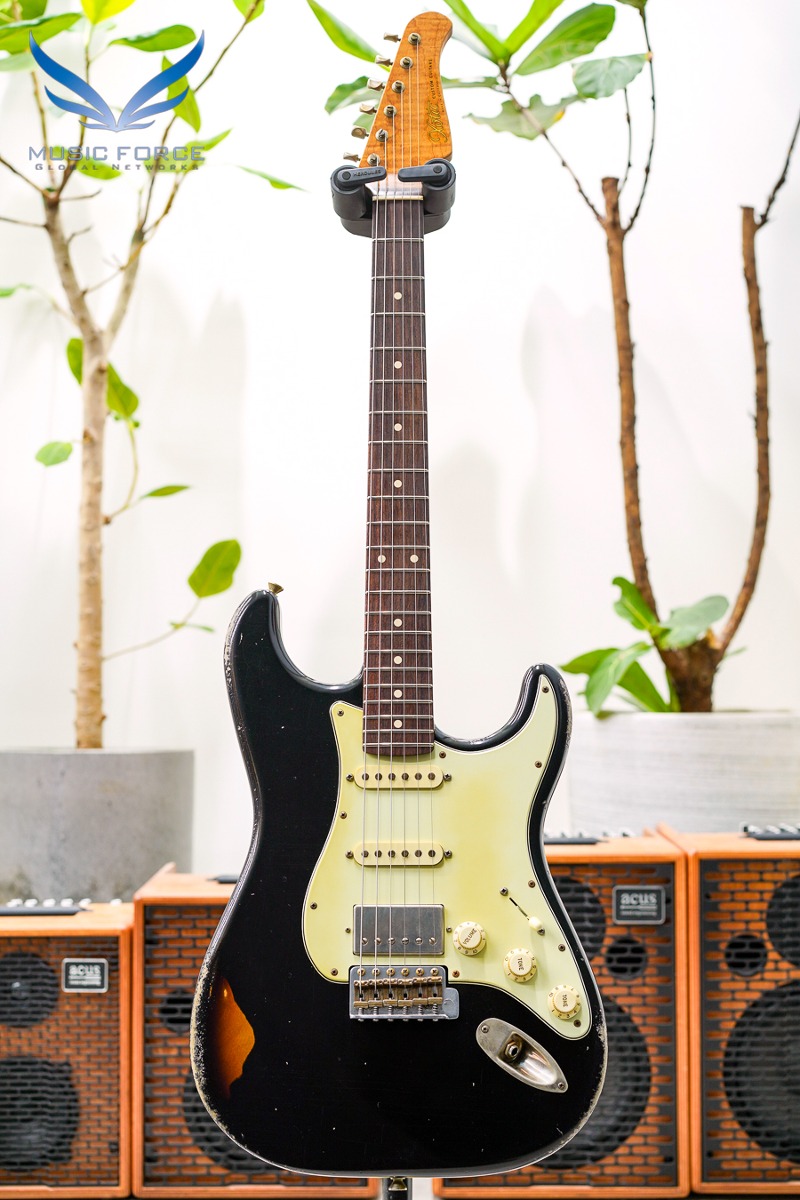 Xotic USA California Classic XSC-2 SSH Heavy Aging-Black over 3TSB(Optional Color) w/5A Roasted Flame Maple Neck &amp; Indian Rosewood FB (2022년산/Made in USA/신품) - 2547