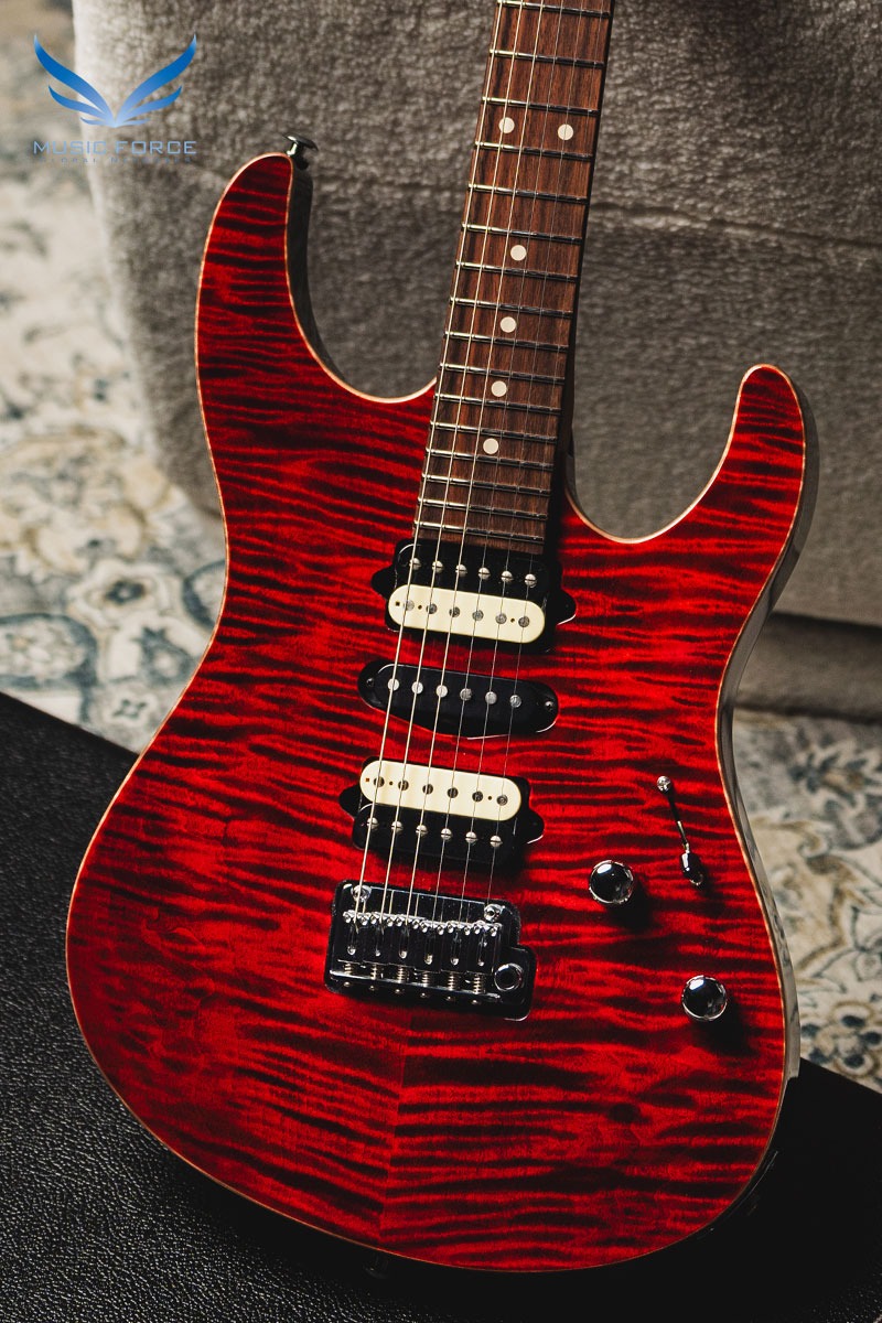[2024 Summer Sale! (~7/31까지)]  Suhr Dealer Select Limited Run Modern HSH FMT-Chili Pepper Red w/Black Headstock (신품) - 70674