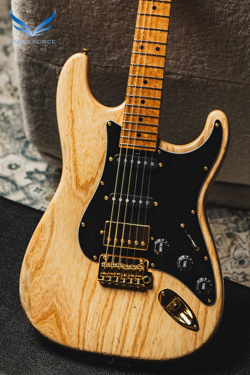 [2024 Summer Sale! (~7/31까지)] Suhr Classic S Antique(Custom Model) SSH-Natural (Swamp Ash) w/5A Roasted Birdseye Maple Neck, Gold HW &amp; SSCII System (2023년산/신품) - 78769